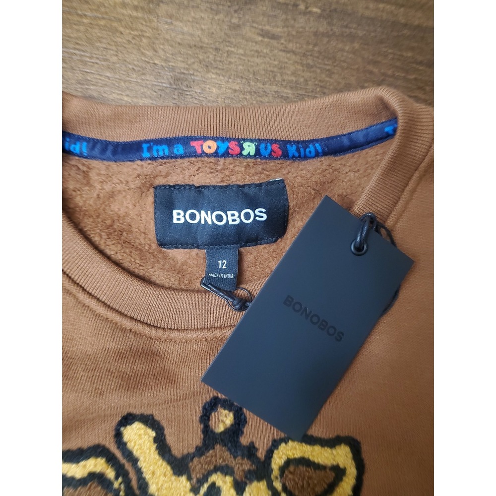 BONOBOS Kids Brown Giraffe Graphic supersoft Size 12 Toys R Us Kid - Picture 6 of 8
